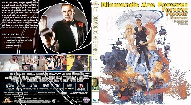 dvd cover Diamonds Are Forever