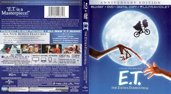 dvd cover E.T. The Extra Terrestrial