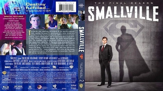 dvd cover Smallville Season 10