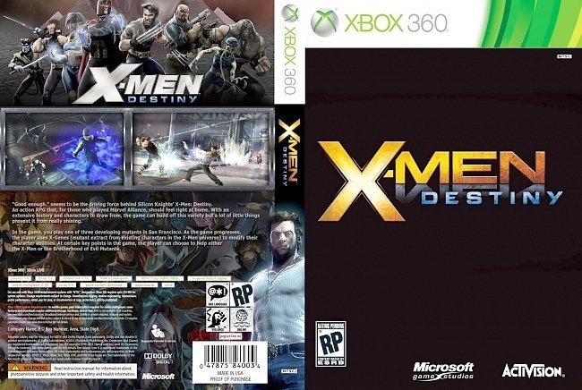 dvd cover X Men Destiny NTSC f