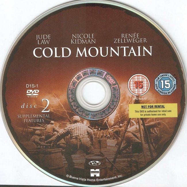dvd cover Cold Mountain (2003) WS SE R2
