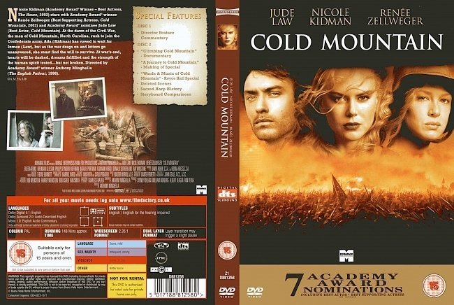 dvd cover Cold Mountain (2003) WS SE R2