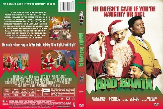 dvd cover Bad Santa (2003) R1