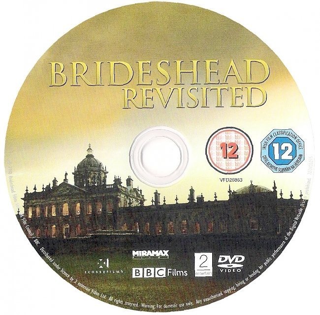 dvd cover Brideshead Revisited (2008) R2