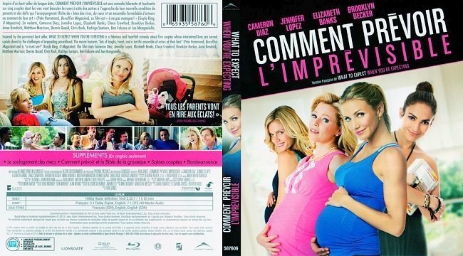 dvd cover Comment Pr voir l Impr visible What to Expect When Your Expecting Canadian Bluray