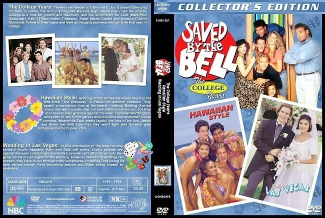 dvd cover Saved by the Bell 2