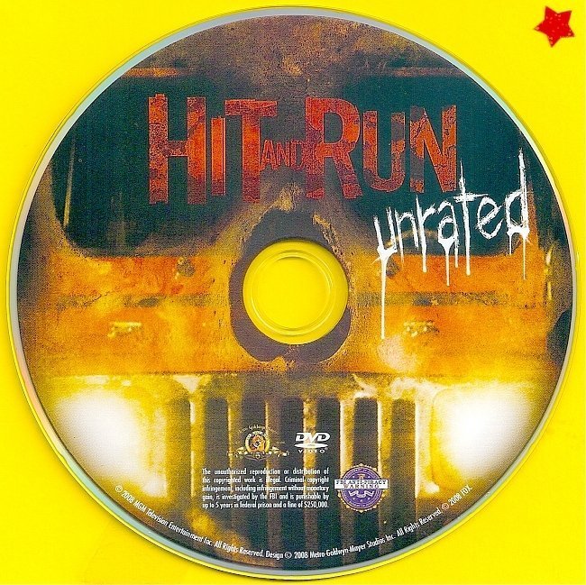 dvd cover Hit And Run (2009) WS UNRATED R1