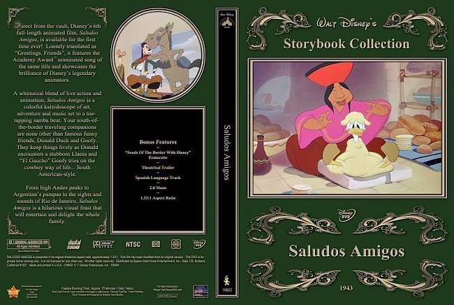 dvd cover Saludos Amigos