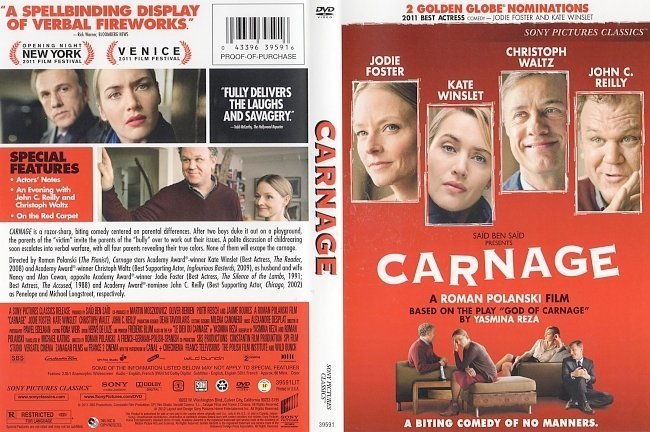 dvd cover Carnage (2011) WS R1