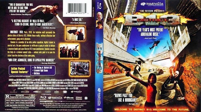 dvd cover District B13 Bluray f