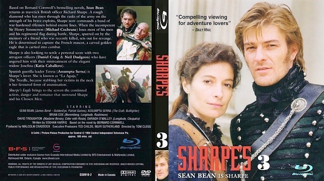 dvd cover Sharpes Battle Vol 3 Bluray