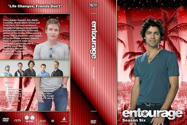 dvd cover Entourage Season 6