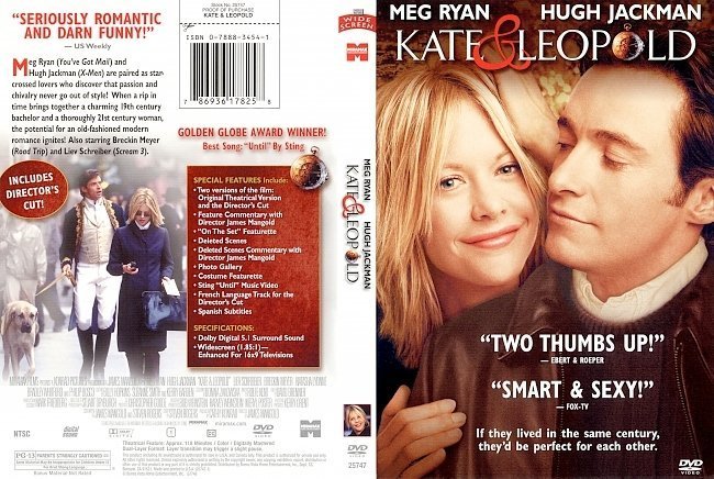 dvd cover Kate & Leopold (2001) R1