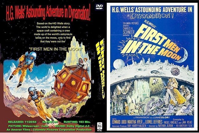 dvd cover First Men In The Moon