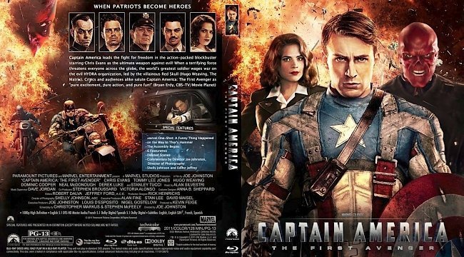 dvd cover Captain America2