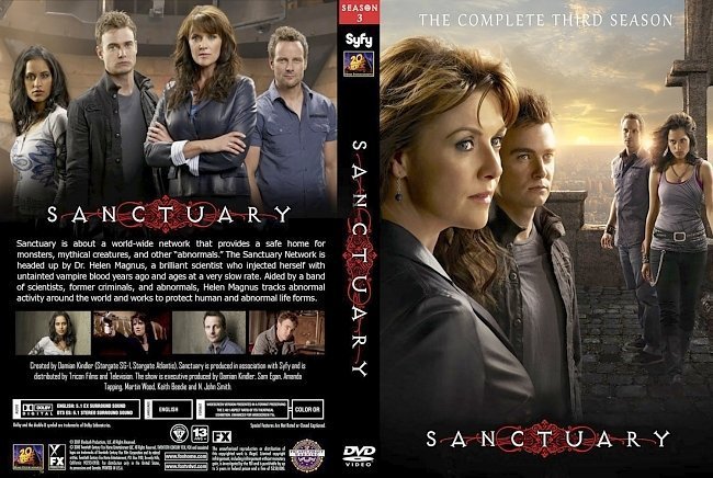dvd cover Sanctuary Season 3