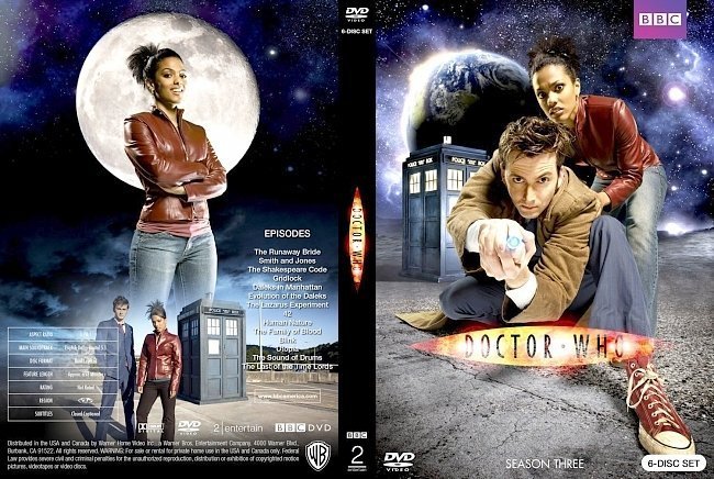 dvd cover Doctor Who Season Three