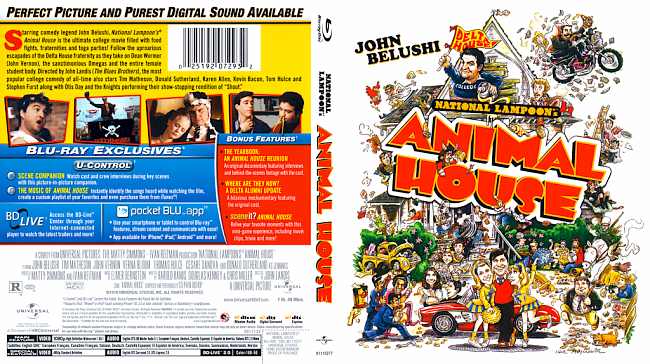 dvd cover Animal House