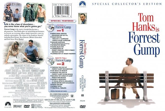 dvd cover Forrest Gump (1994) WS CE R1