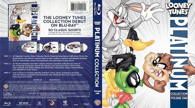 dvd cover Looney Tunes Platinum Collection Volume 1