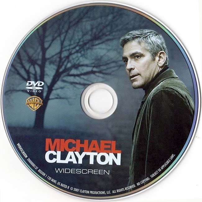 dvd cover Michael Clayton (2007) WS R1 & R2