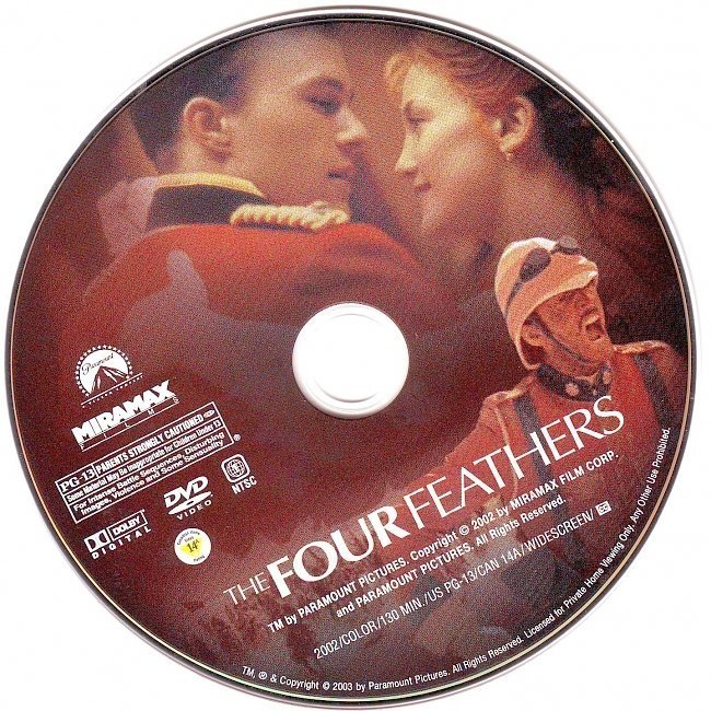 dvd cover The Four Feathers (2002) CE WS R1
