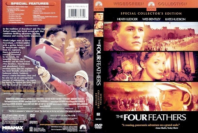dvd cover The Four Feathers (2002) CE WS R1