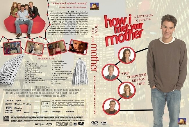 dvd cover How I Met Your Mother Season 1