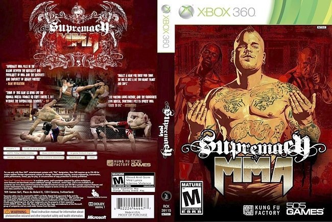 dvd cover Supremacy MMA NTSC f