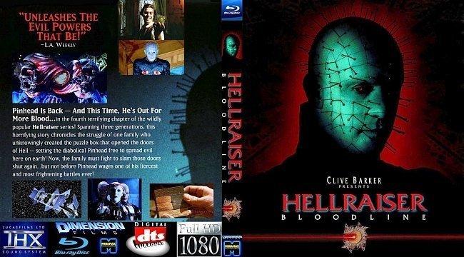 dvd cover Hellraiser 4 Bloodline