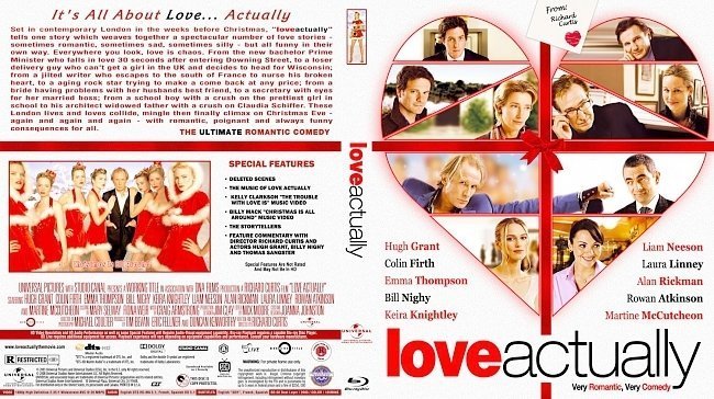 dvd cover Love Actually