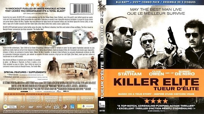dvd cover Killer Elite Tueur d Elite Bluray