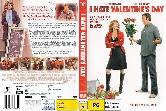 dvd cover I Hate Valentine's Day (2009) R1 & R4