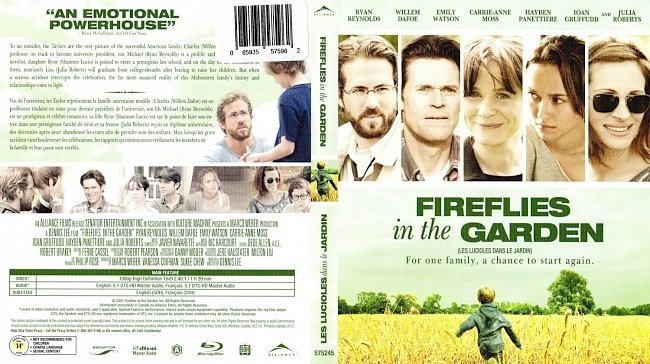 dvd cover Fireflies In The Garden