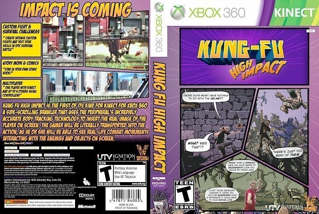 dvd cover Kung Fu High Impact