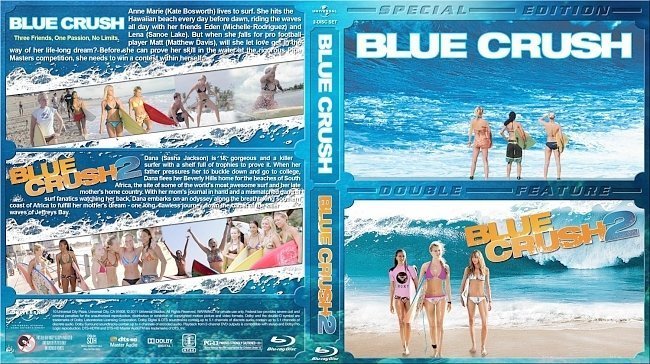 dvd cover Blue Crush / Blue Crush 2