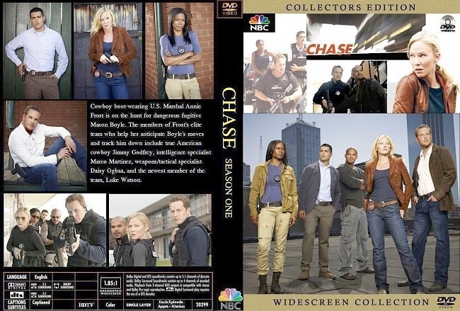 dvd cover Chase: Season 1 R0 CUSTOM