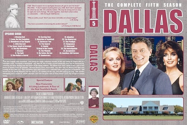 dvd cover Dallas: The Original Series Season 5