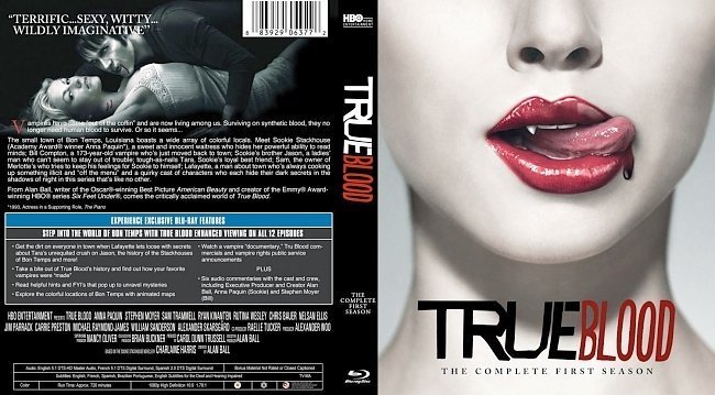dvd cover TrueBloodS1CLT15mm