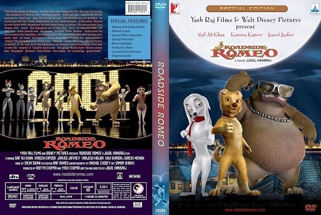dvd cover Roadside Romeo