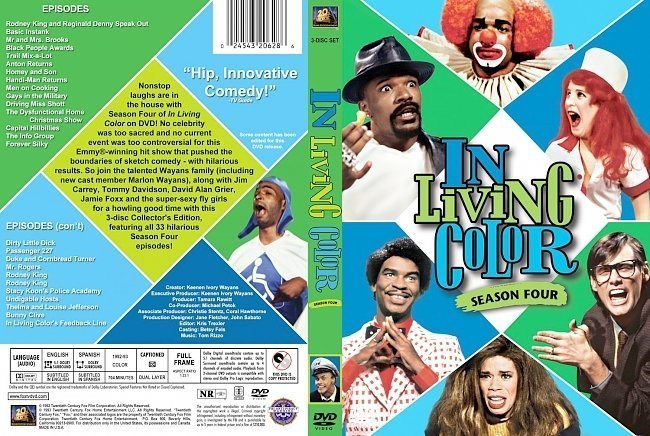 dvd cover In Living Color Season 4
