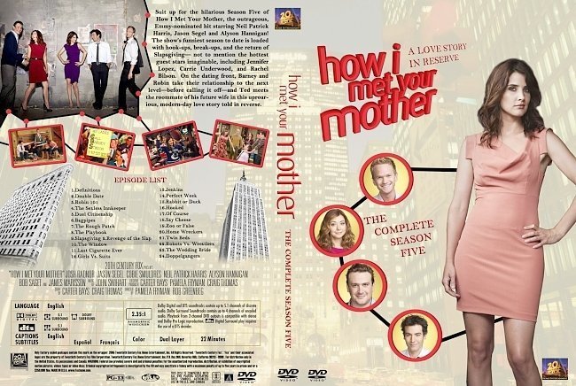 dvd cover How I Met Your Mother Season 5