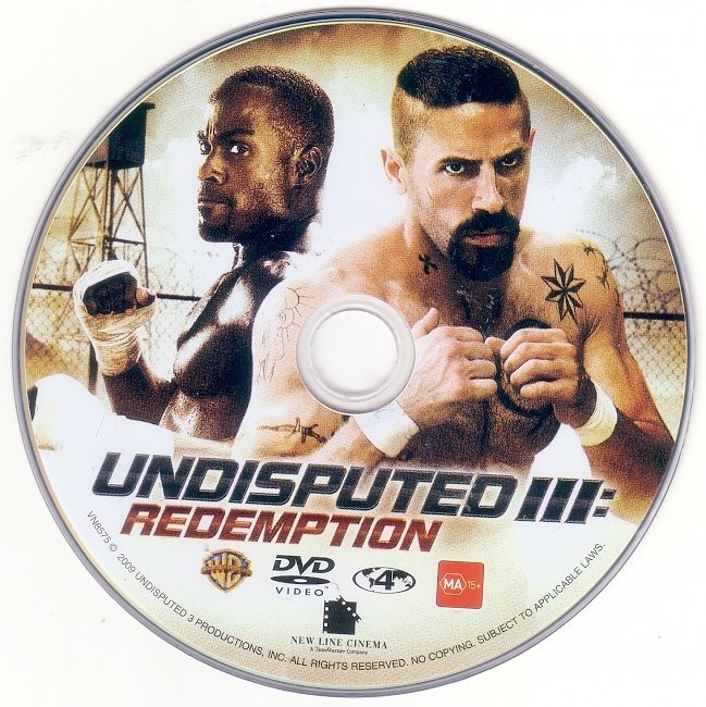 dvd cover Undisputed III: Redemption (2010) WS R4