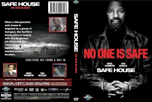 dvd cover Safe House