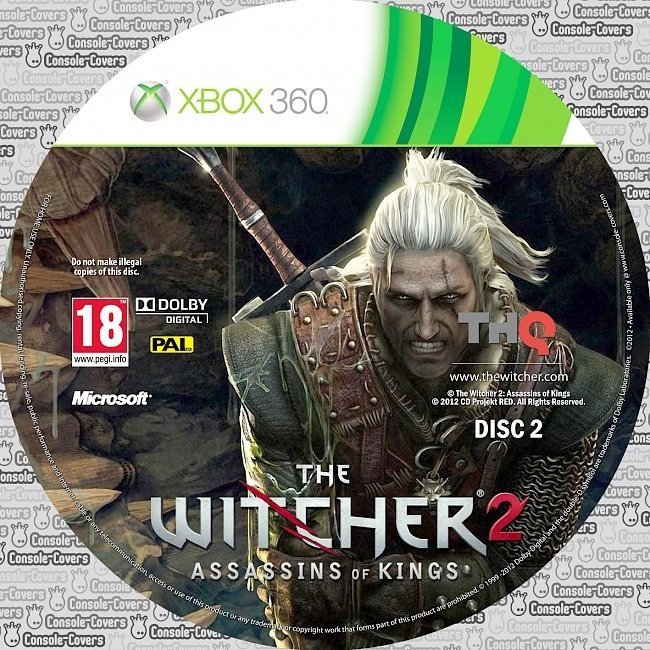 dvd cover The Witcher 2: Assassins Of Kings PAL CUSTOM