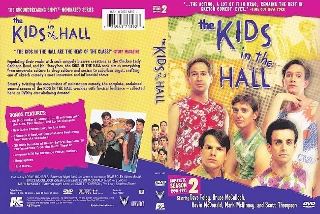 dvd cover Kids In the Hall Season 2