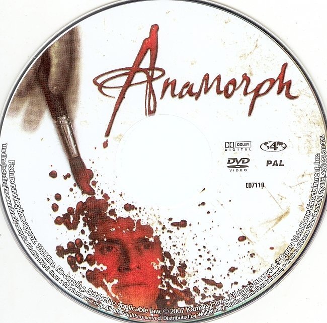 dvd cover Anamorph (2008) R4