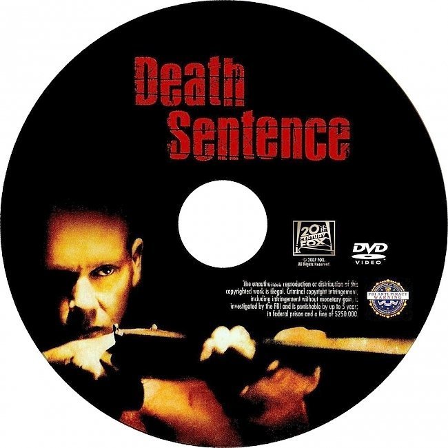 dvd cover Death Sentence (2007) Unrated WS R1