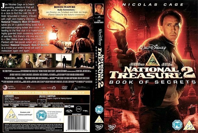 National Treasure 2: Book Of Secrets (2007) R2 