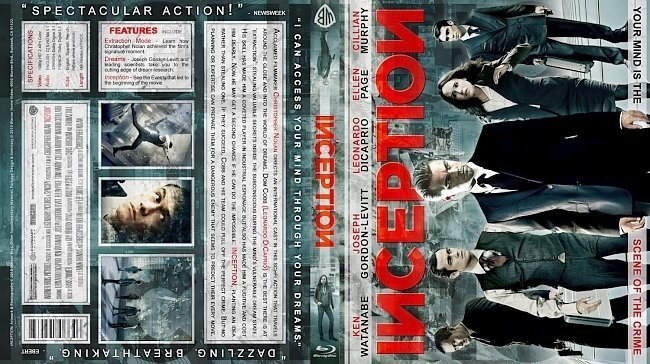 dvd cover Inception